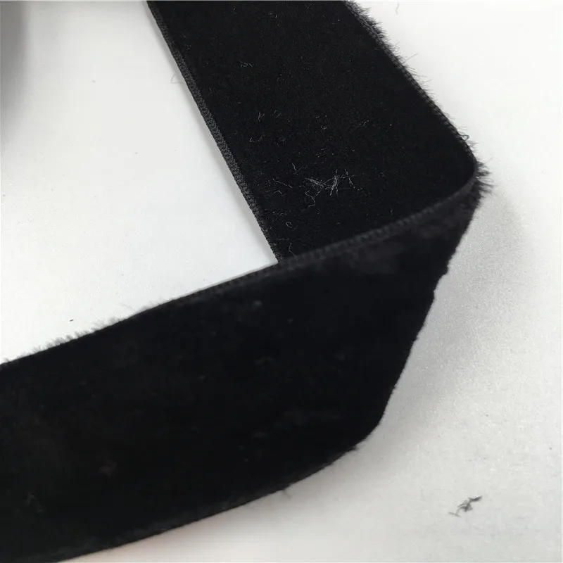 6/9/15/19/25/38mm Double Face Nylon Black Velvet Ribbon Wedding Party Decoration Handmade Gift Wrapping DIY Christmas 1/3/5Yard