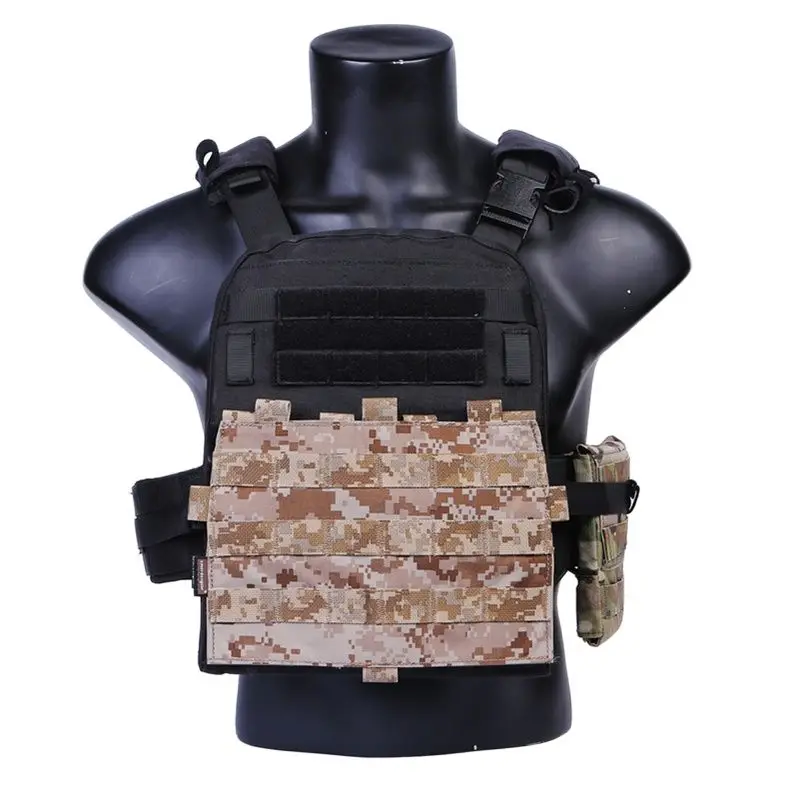 Emersongear Tactical Detachable Front MOLLE Panel Modular Platebag For AVS JPC2.0 Hunting Vest Body Armor Airsoft Nylon Outdoor