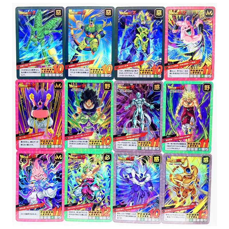 54pcs/set Dragon Ball Z GT Burst No.1 Super Saiyan Heroes Battle Card Ultra Instinct Goku Vegeta Game Collection Cards