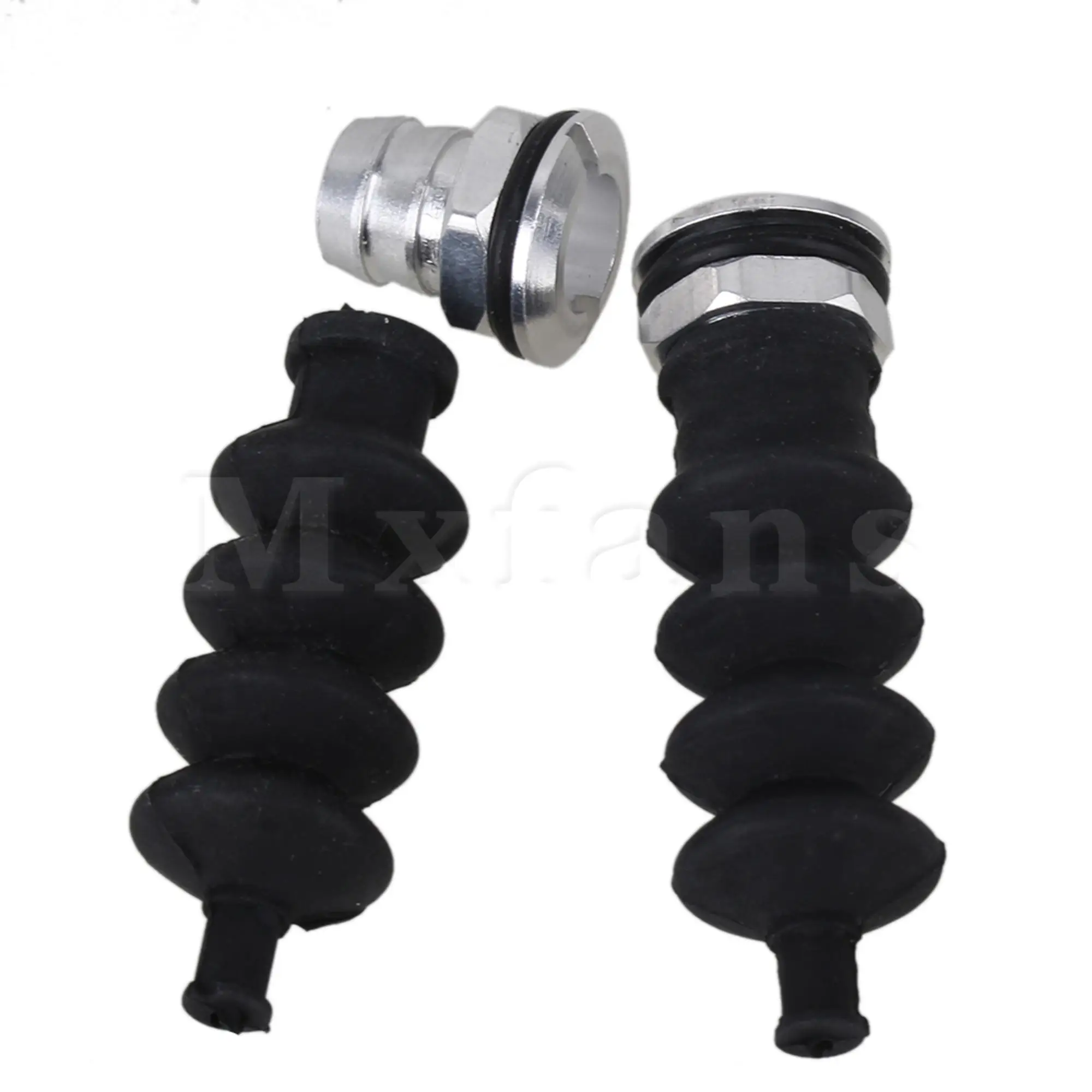 2Pcs Black Rubber Waterproof Push Rod Seal Bellow 42mm for RC Boat