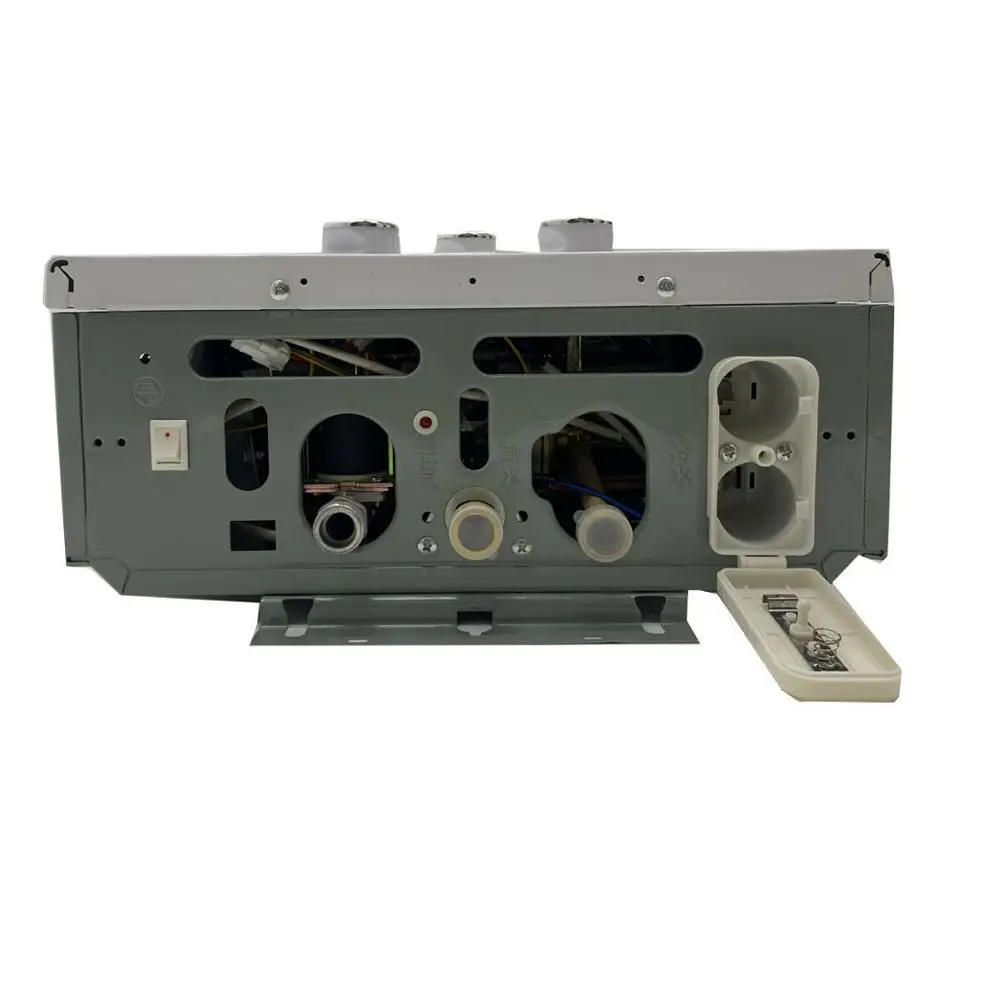 10L 20KW LPG Tankless Natural Gas Water Heater Boiler Tankless Air Panas Instan Pemanas Rumah Shower dengan Shower Kepala Kit 2.64GPM