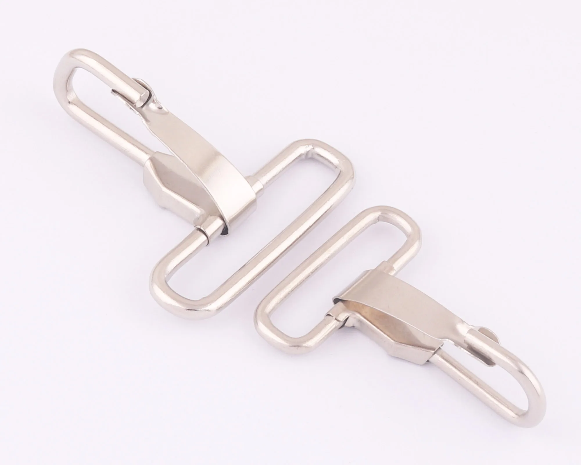 38/50mm Silver Large Lobster Metal Trigger Snap Hook Clip Swivel Clasp,Dog Collar Purse Lanyard Hardware Bag Handbag Finding