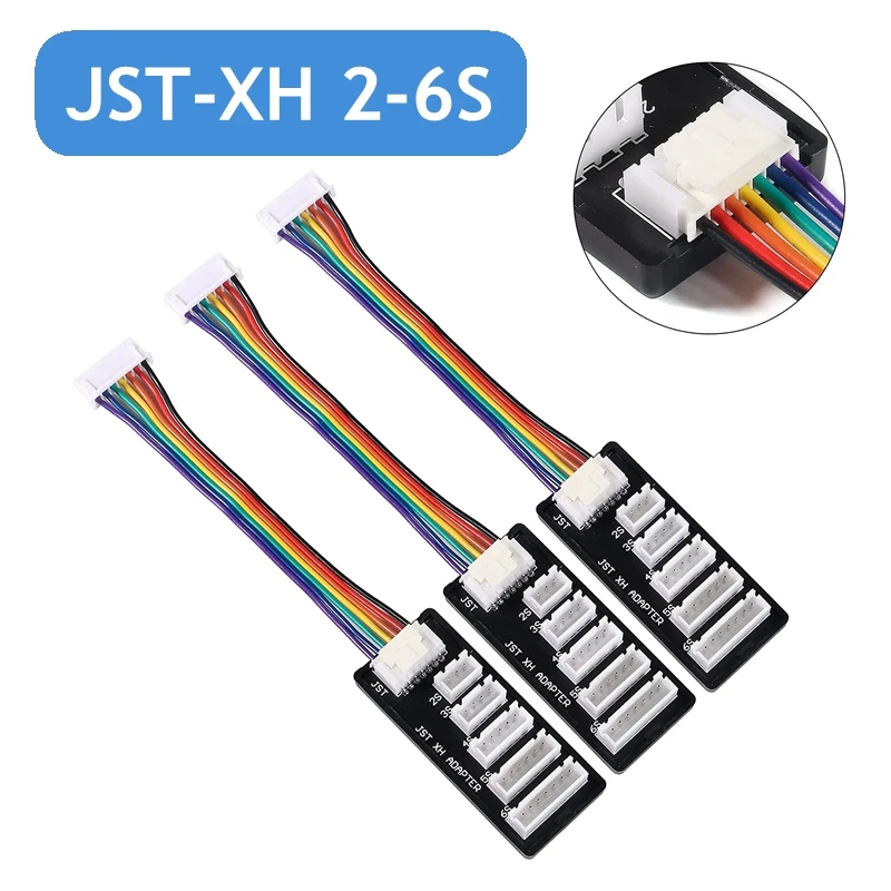 

3Pcs JST-XH 2-6S RC 6S Lipo Battery Charge Balance Board Expansion Board Adapter Converter for JST-XH Connector Balance Board