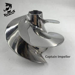 Captain YV-13/18 160mm Jet Ski Impeller Fit Yamaha GP1800 FZR FZR FZS FX SVHO FX CRUISER SVHO FX LIMITED SV 3 Blades Polished