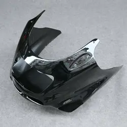 Fit For Kawasaki ZZR1100 D ZZR1100D ZX11 1993 - 2001 ABS Front Upper Fairing Headlight Cowl Nose  ZX 1100 ZZR 1100 1994 1995 96