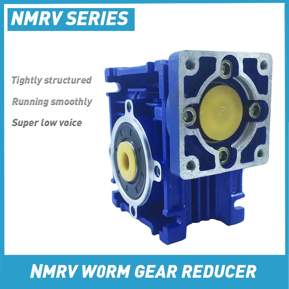 

NMRV030 Worm Gear Reducer Stepper Motor Servo Special RV Square Miniature Belt Motor Reducer Gearbox Reducer