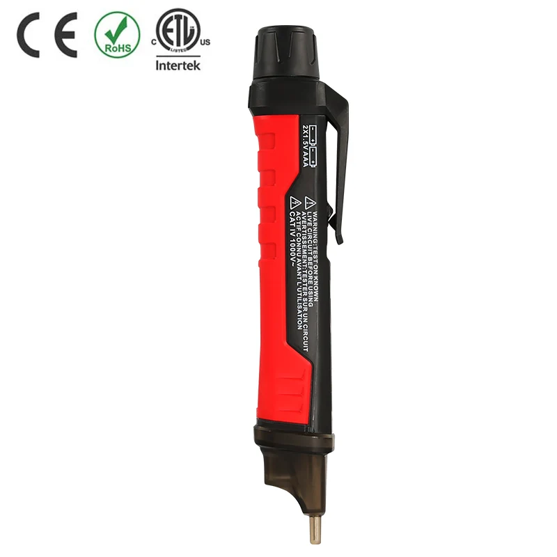 UNI-T UT12E/UT12M Non-contact test pencil 24 -1000V AC Voltage Detectors Volt Current Test Pen/IP67 protection/ LED indication