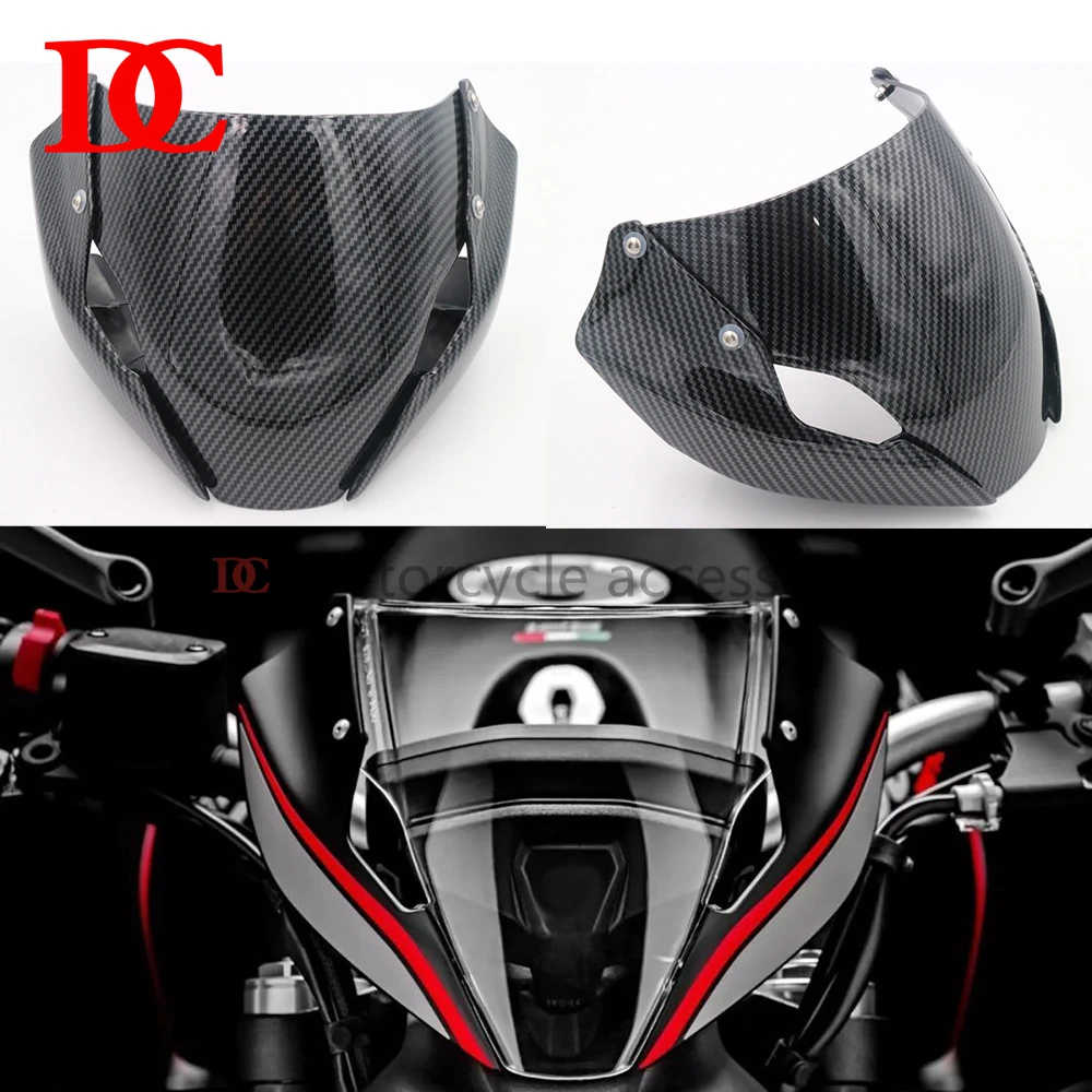 

Ducati Monster 1200R 797 821 Front Cowl Guide Plate Above the Front Headlight Windshield Fairing Nose on the Former