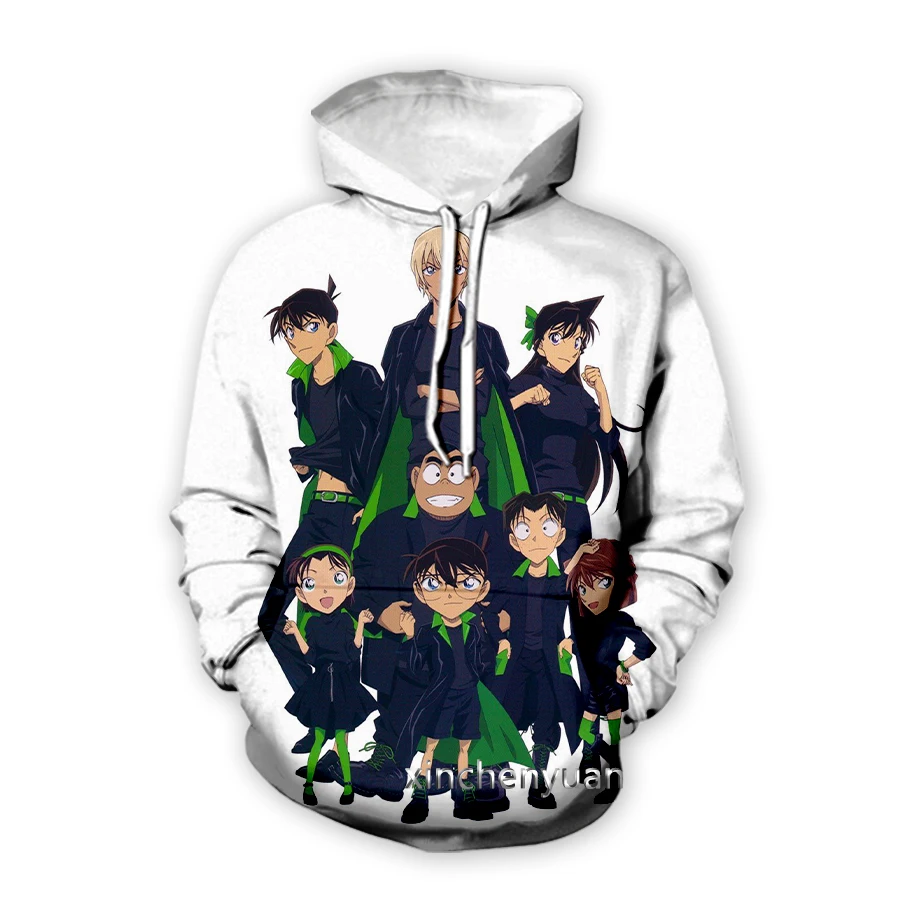 xinchenyuan  Anime Detective Conan 3D Print Men Women Fashion Clothing Street Hip Hop Casual Sweatshirt Hoodies Z17