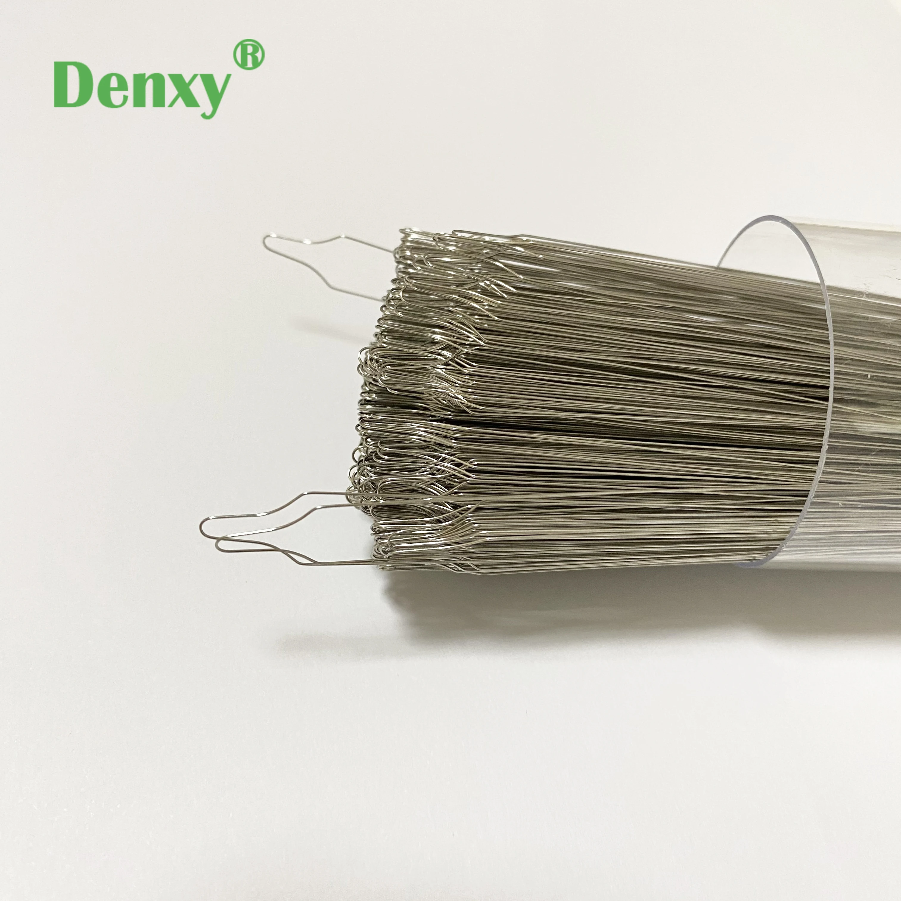 Denxy 500pcs Orthodontic wire Dental Kobayashi Ligature wire Orthodontic Bracket Preformed ligature tie Dental Bracket