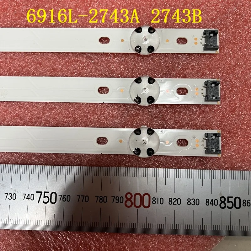 LED Strip for 43LH600Y 43LH630V 43LH604V 43LH570V 43LH615V 43LH590V 43LH510V 43LK5100PLA 43 V16.5 V16 ART3 2743 LC430DUE FJ A1