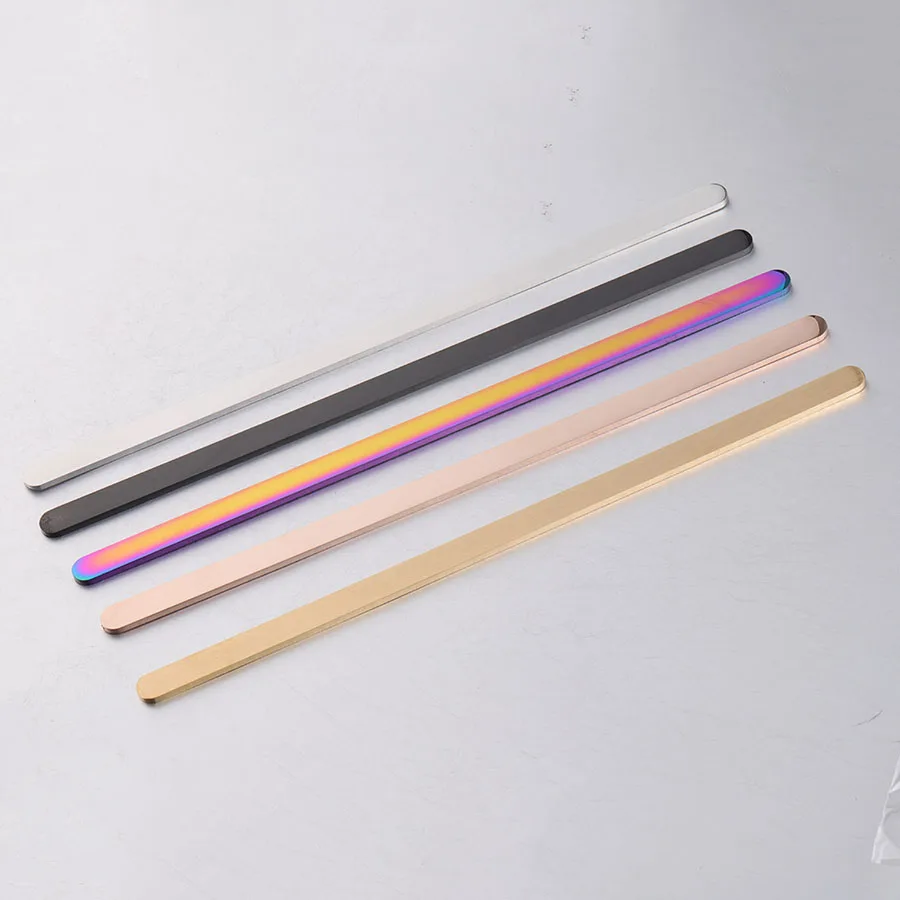 Fnixtar 10Pcs Width 3/6/9mm 160mm Length DIY C Open Cuff Bangle Material Mirror Polishe Stainless Steel Rectangle Blank Strips