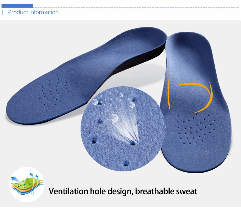 Plattfüße, Fußgewölbeunterstützung, Orthesen, Höhe 3 cm, hochwertiges 3D-Premium, bequemes orthopädisches Plüschtuch, Fußpolster – Detail 10