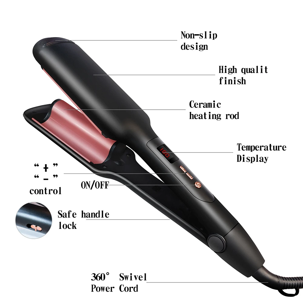 Jajko loki kręcenie loków żelaza LED Wave Wand ceramiczne profesjonalne 110-240V lokówka do włosów rolki faliste włosy Waver Styling Tools