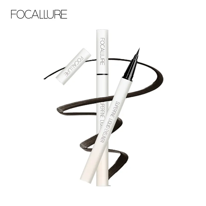 FOCALLURE Wholesale 1PC Black Eyeliner Pen Superfine Painter Pen Fast Drying Waterproof Lasting Eye Liner Liquid Pencil Makeup