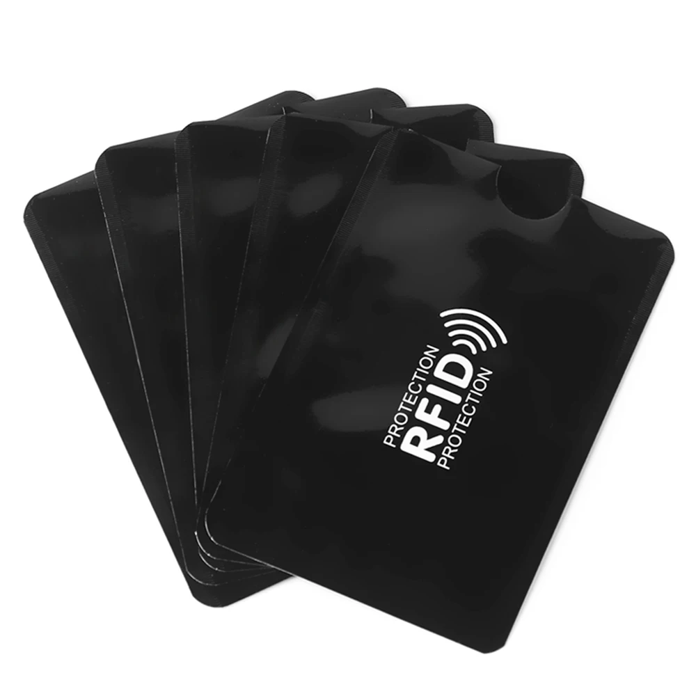 10PCS Smart Anti Theft RFID Wallet Blocking Card Protector Sleeve To Prevent Unauthorized Scanning Aluminium Cards Holder