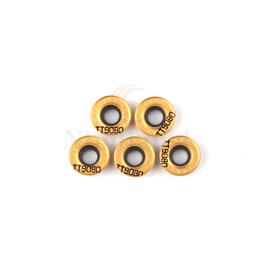 Rpmt-超硬インサート用CNCツール,フライス盤用切削工具,金属加工,ステンレス鋼,10個