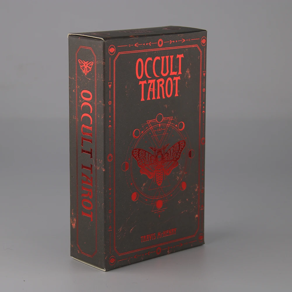 Occult Tarot 78 Divination Cards Set Deck Oracle Card Family Party Playing Cards Board Solomonic Ancient Magickal Grimoires