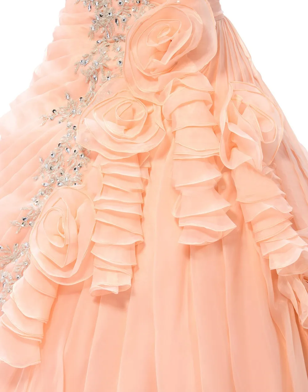 quinceanera ball gowns sweetheart princess crystal vestido de noiva organza fliwers party prom 2018 Mother of the Bride Dresses