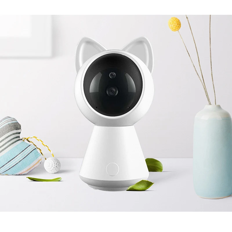 HQCAM 1080P Cat Maid Wireless IP Camera P2P Security Surveillance Night Vision IR Home Security Robot Baby Monitor