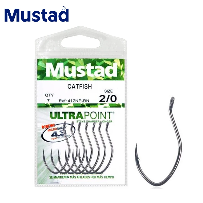 Mustad 412np-bn J-hook Высокопрочное рыболовное снаряжение, крючок, рыболовные принадлежности