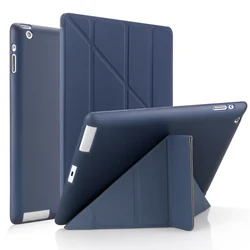 Case For iPad 2/3/4 9.7 Inch PU Leather Smart Cover For iPad 2th 3th 4th Generation Case A1395 A1416 A1458 A1460