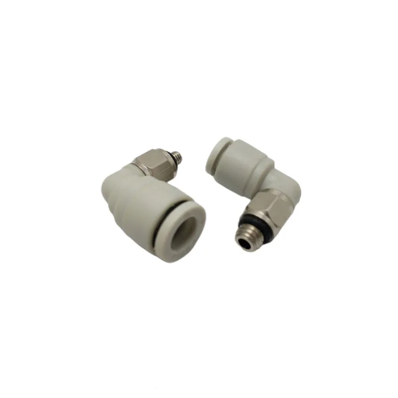 10pcs Tiny white pneumatic Fittings Air jiont MPL4-01  MPL4 - M3 M5 MPL6-01 MPL6-M5 MPL6-M6  MPL6-M3