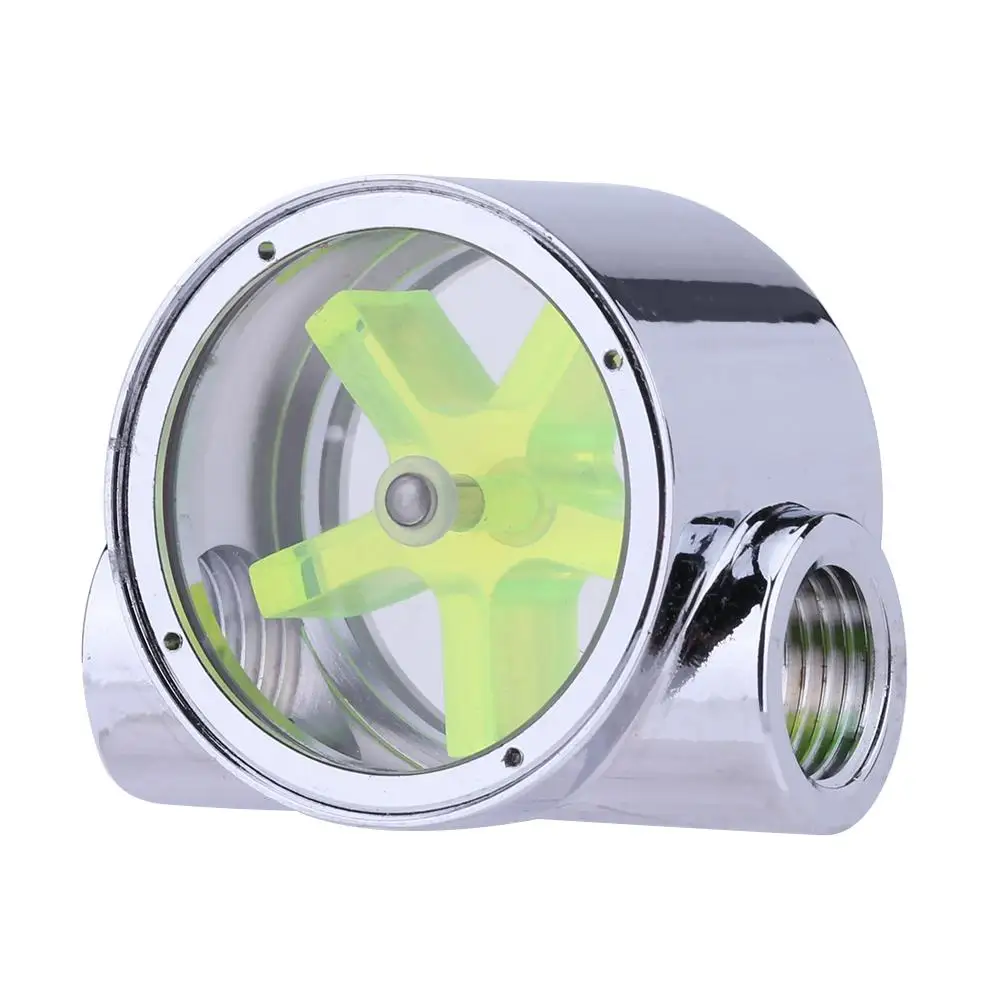 New Water Flow Meter G1/4 5-Leaves Impeller Water Flow Meter for computer PC Cooling System Accessories