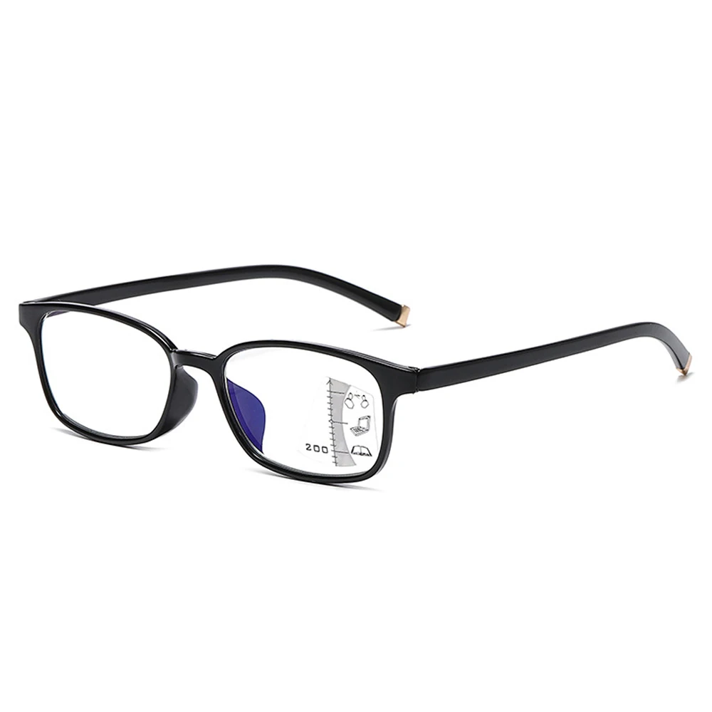 

Ultralight Progressive Multifocus Reading Glasses Women Men Full-rim Rectangle Anti Blu Anti Fatigue +1 +1.5 +2 +2.5 +3 +3.5 +4