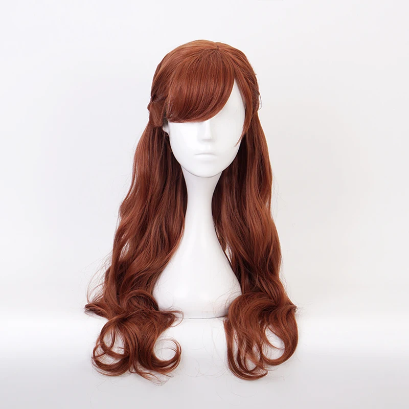 Snow Queen Prince Anna Elsa Women Synthetic hair cosplay wigs + Free wig cap