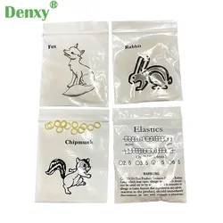 5000pc/pack Dental orthodontic Latex elastic rubber bands ortho elastic bunny fox Chipmunk rabbit brace Orthodontic Bracket