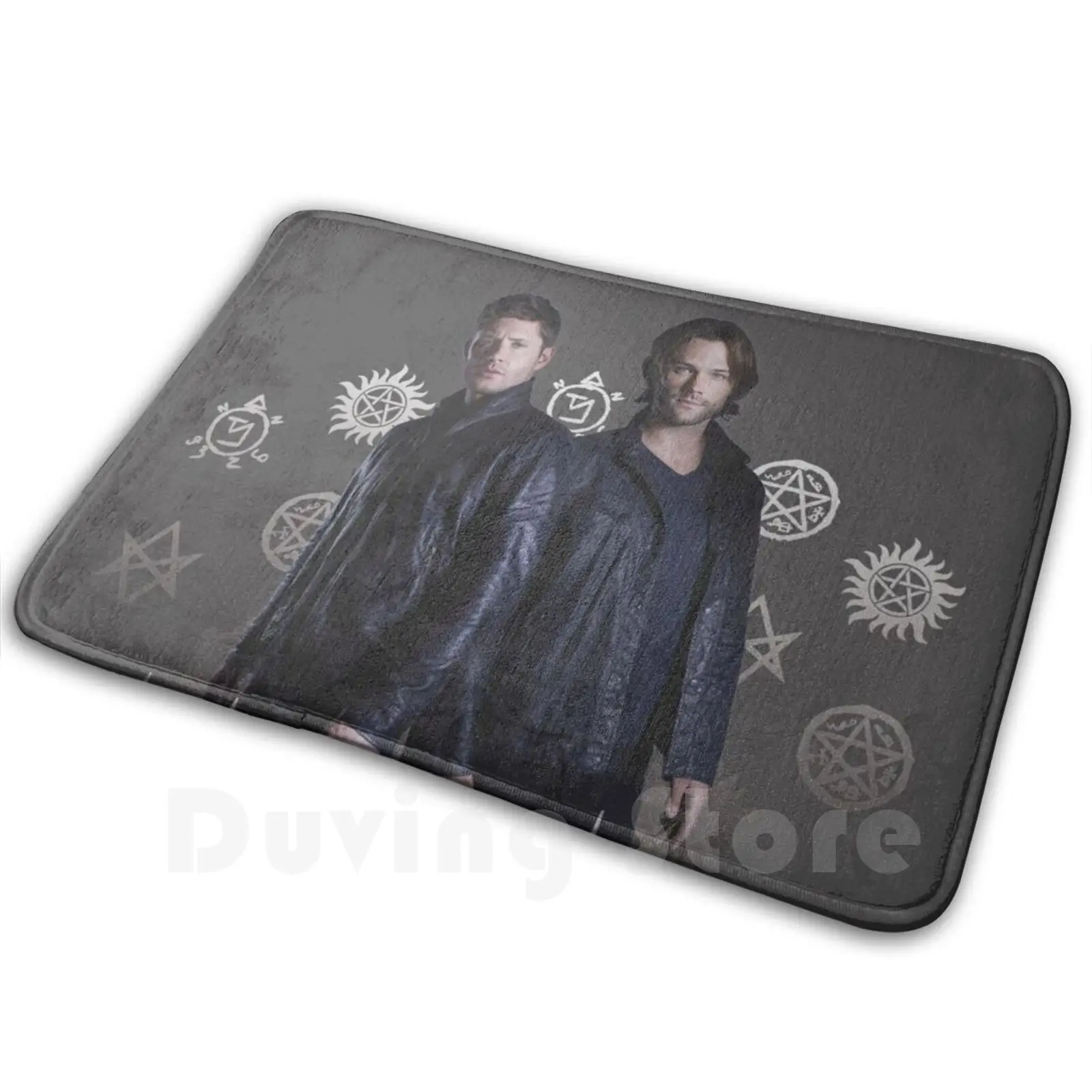 Supernatural Final Season Carpet Mat Rug Cushion Soft Non-Slip Supernatural Spn Spnfamily Dean Winchester Sam Winchester