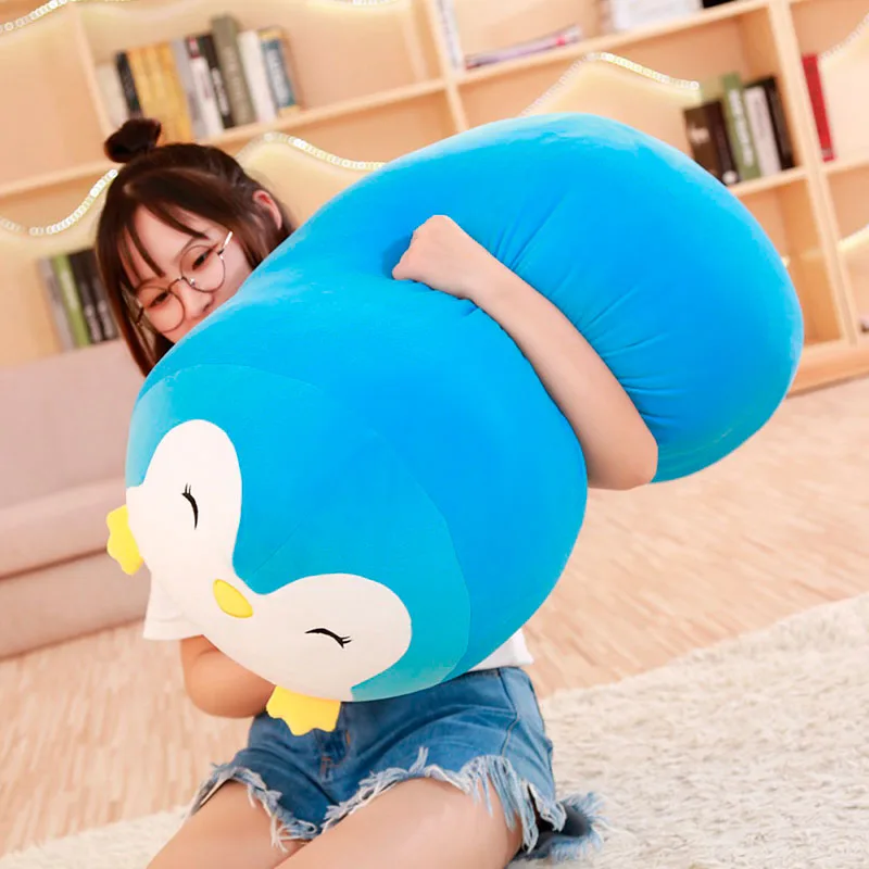 

New Arrive 30-90CM Soft Stuffed Doll Animal Pillow Cushion Fat Dog Cat Penguin Pig Frog Plush Toys For Kids Birthyday Gift