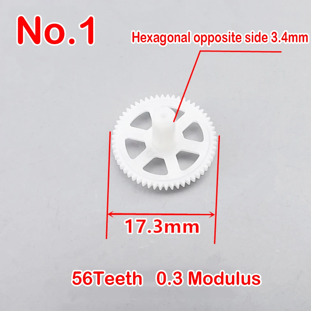 Plastic Teeth Double Layer Gears Reduction Gear Various series 0.3 / 0.4 / 0.5 modulus for kids\' toy helicopters Car Boat Parts