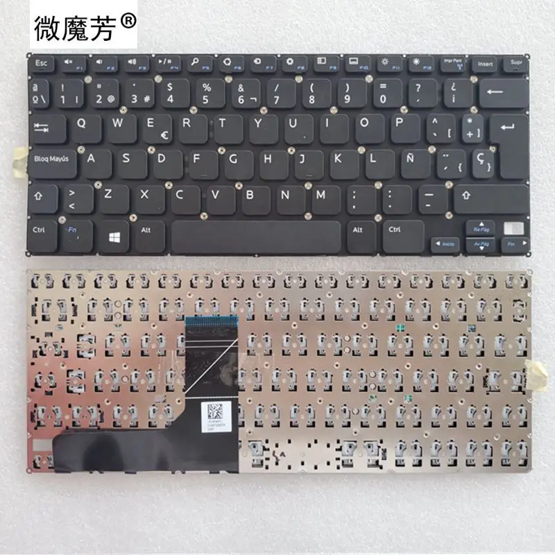 

Spanish SP Keyboard For DELL Inspiron 11 3000 3147 11 3148 3138 P20T 3152 3153 3157 3158 7130 2-in-1 series