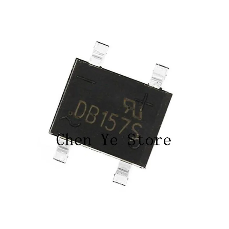 Free shipping50PCS 100% NEW DB107 DB107S DB207 DB207S DB157S DB104S Bridge Rectifiers 1000V 1A/2A DIP-4 SOP-4 SMD