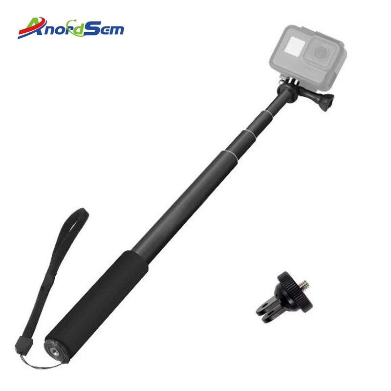 Palo de Selfie monopié para Gopro, bastón extensible para Selfie, palos de mano impermeables, soporte para GoPro Hero 7 6 5 Xiaoyi 4K DJI