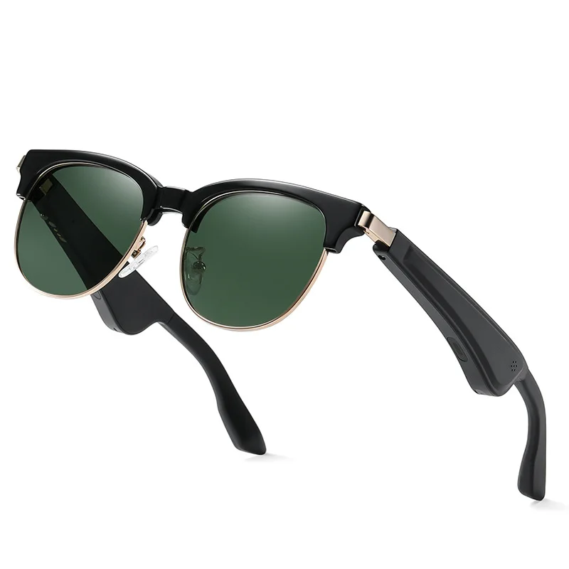 

Smart Audio Sunglasses with Polarized Lense Audio glasses with Open Earphones, Water Resistance And Full Sun Harmful Light Lense