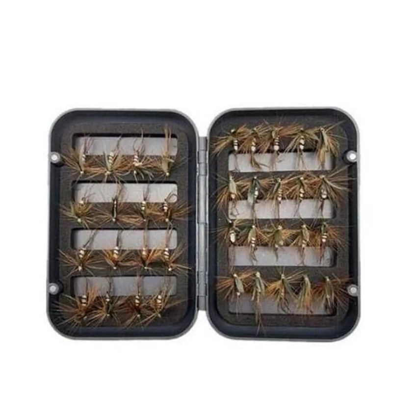 12/24Pcs Moskito Fly Fishing Flies Set Insekt Köder für Forelle Dry Fly Lure Kit Fly Angeln #12 – Detail 12