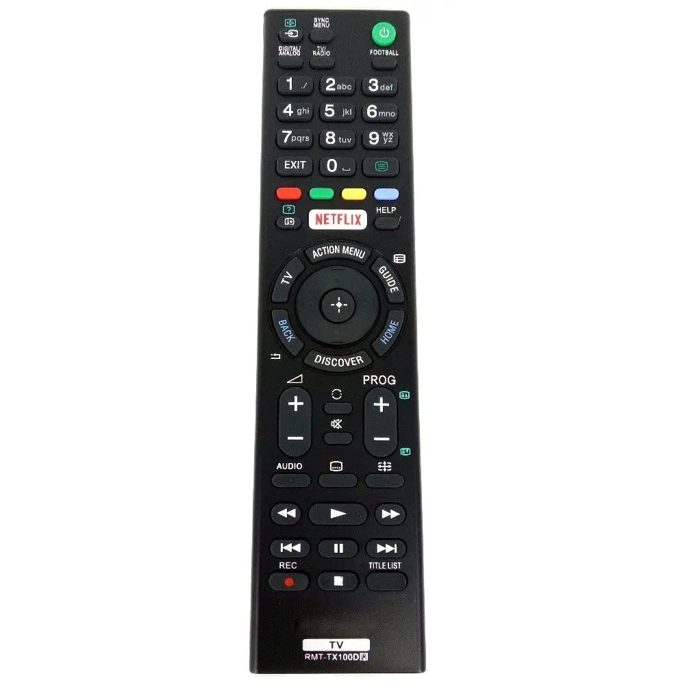 For Sony 4K HDR with Android TV Remote RMT-TX100D RMT-TX102D NETFLIX LED TV for KD-43X8301C KD-55XD8599 TV Remote Controller