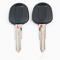 DAKATU 10PCS Car Transponder Key Shell For Chevrolet Buick Car Key Blanks Case with Left/Right Blade