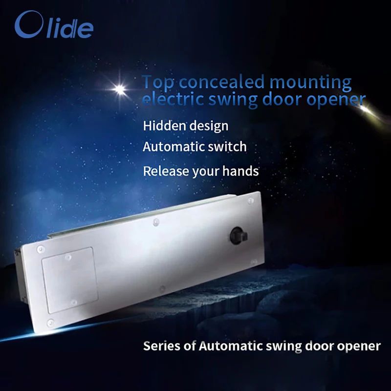 

Top Concealed Mounting Stainless Steel Electric Swing Door Opener For Both Framed Door and Frameless Glass Door