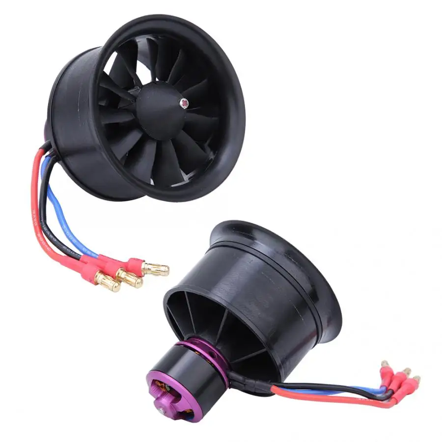 Hélice 11 Pales Ensemble 50mm Pour Avion RC EDF - Moteur Brushless