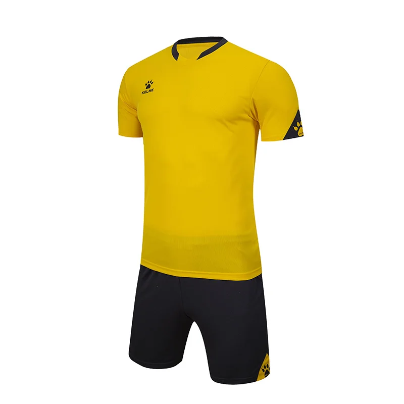 KELME Custom heren voetbaluniformen voetbalshirts heren trainingspak sportkleding korte mouwen jersey voetbalshorts pak 3801099 - afbeelding 1