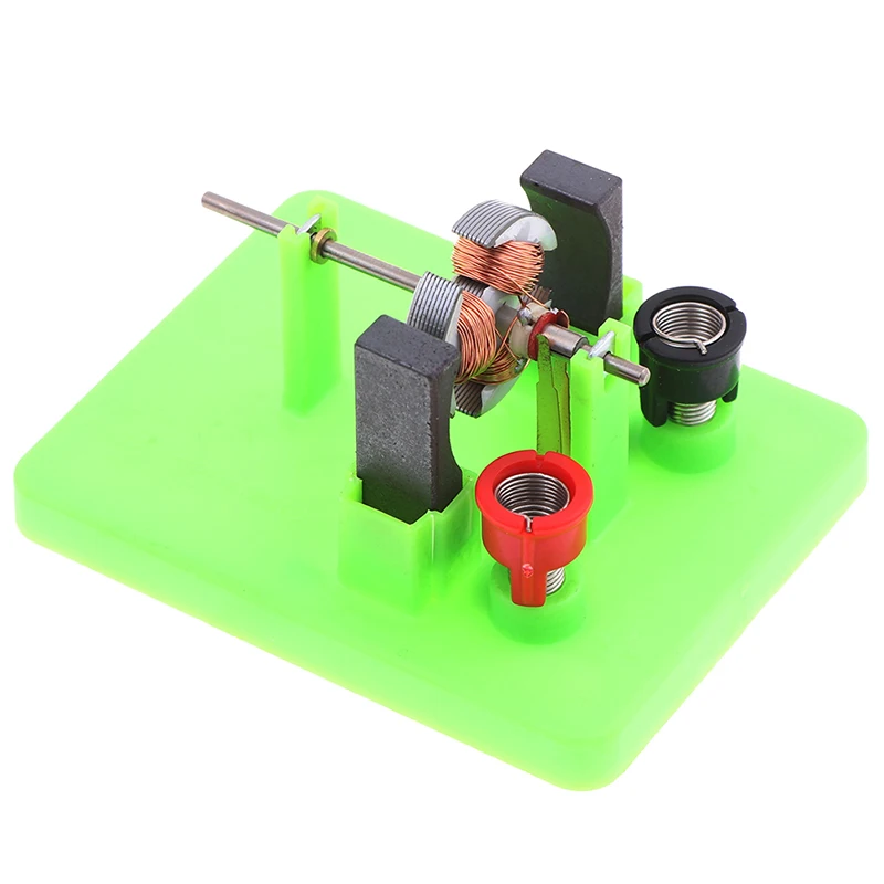 1pc Physics Study Aids Physical Optical Experiment Instrument Dc Motor Model School Circuit Direct-current Motor Model With Fan