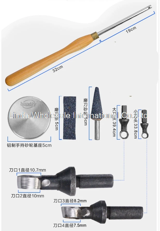 Wood rotary hollowing chisel,Replaceable blade chisel,tools for carving wood