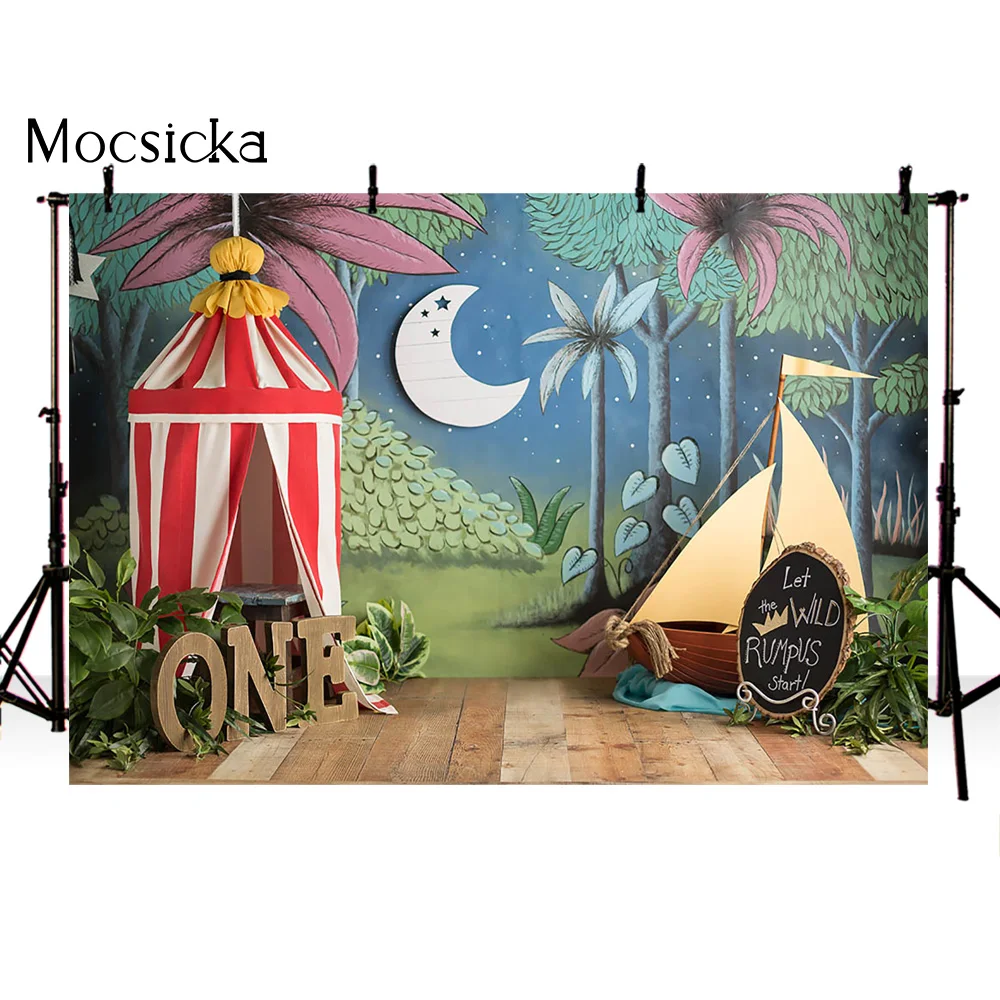 1st عيد ميلاد كعكة سحق خلفية للتصوير الفوتوغرافي الوليد صورة الطفل خلفية الصورة استوديو الكرتون التصوير خلفية