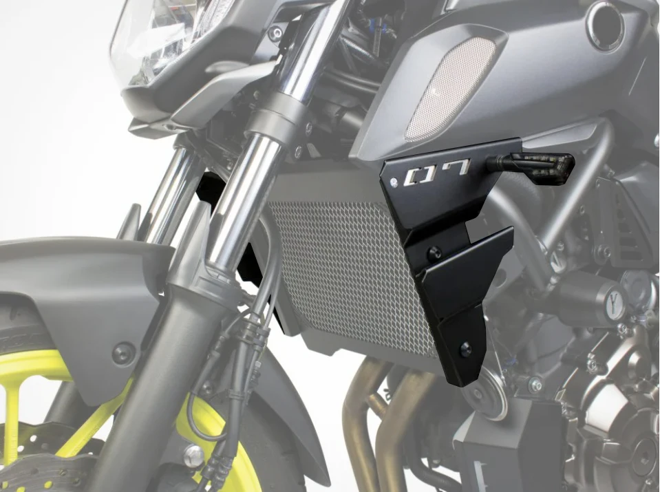 Nieuwe MT07 FZ07 Motorfiets Motor Radiator Side Cover Voor Yamaha MT-07 FZ-07 2018 2019 2020 2021 Mt Fz 07 Radiator zijpanelen Kit