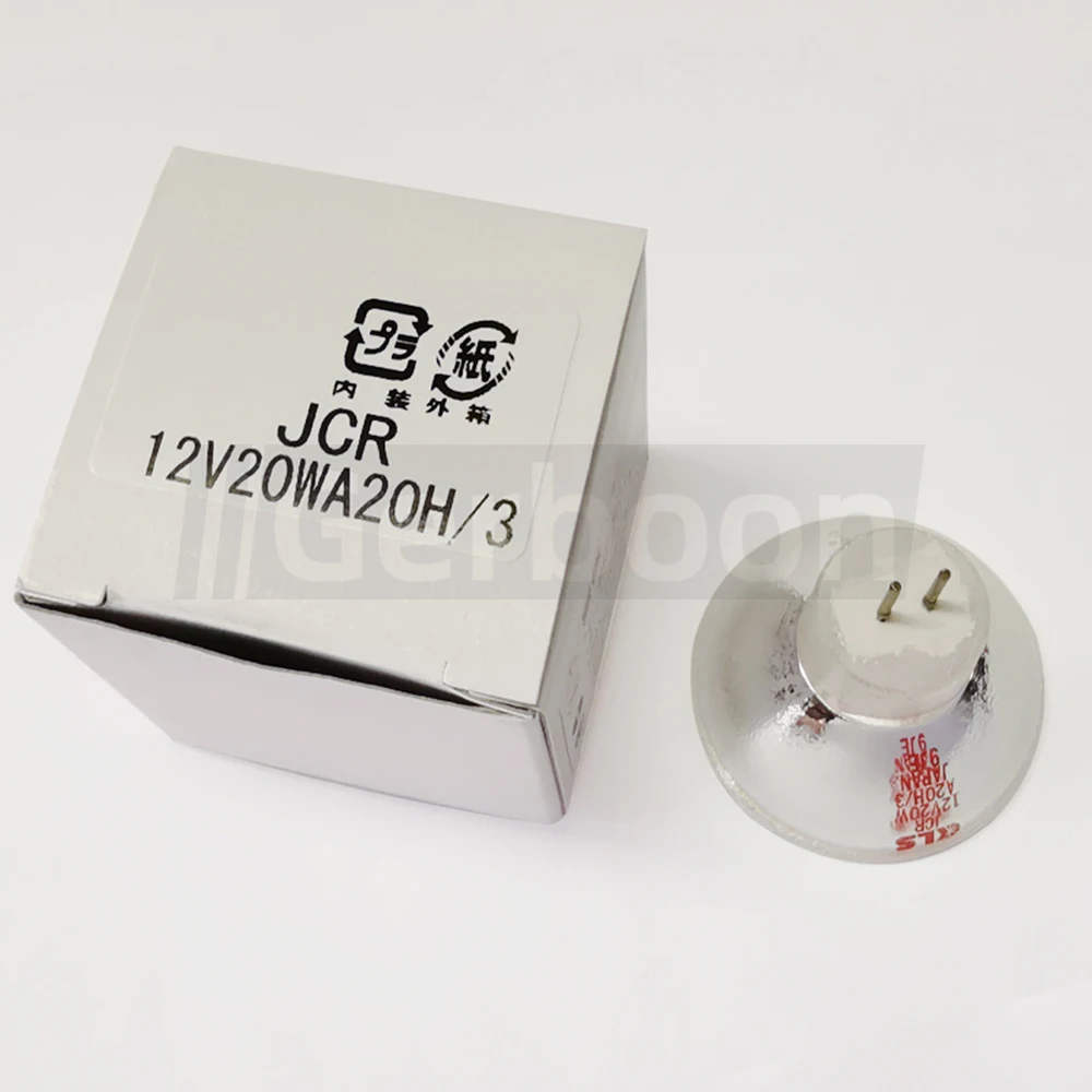 

KLS JCR 12V20WA20H/3 GZ4 G4 12V 20W Halogen Lamp Bulb Use for Microscope Enzyme-Labeled Instrument Biochemical Analyzer