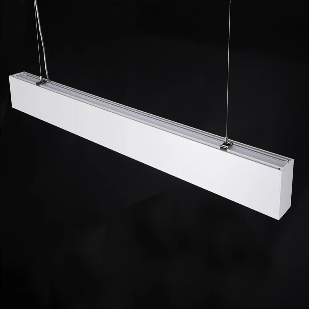 Free Shipping Black/White Direct Indirect Led Linear Fixtures Up Down Linear Wall Light